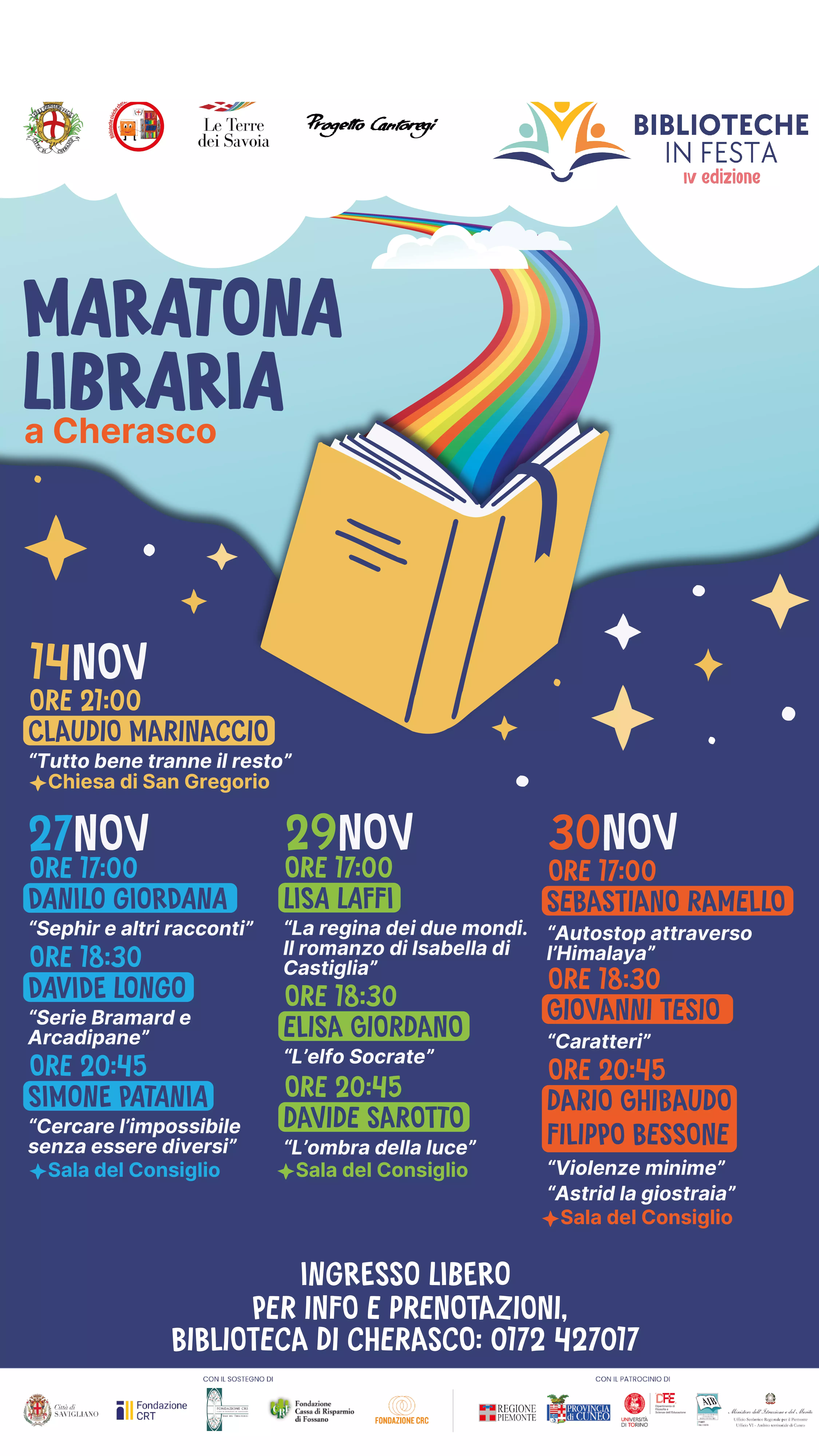 Locandina Maratona Libraria